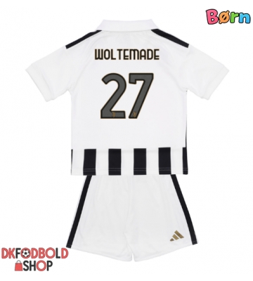 Juventus Nick Woltemade #27 Hjemmebanesæt Børn 2026-27 Kort ærmer (+ korte bukser)